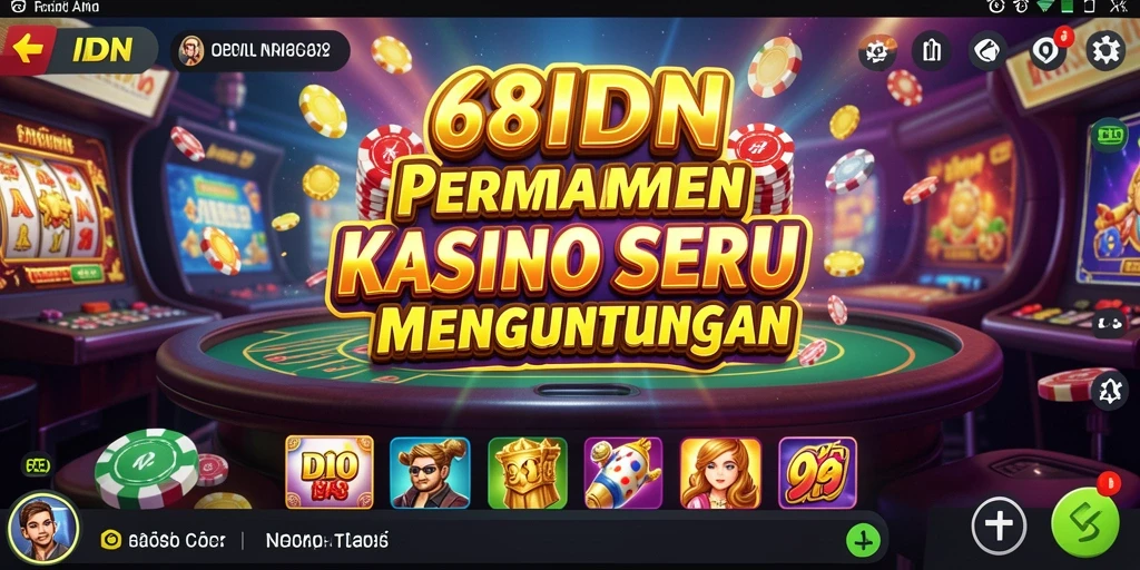 Screenshot permainan Kasino yang menarik dari 68IDN.