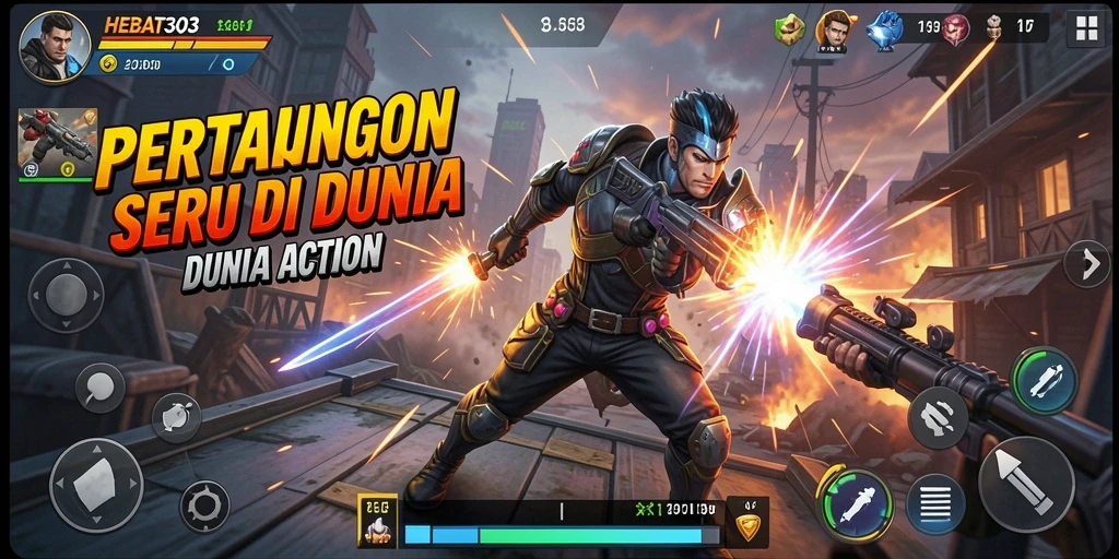 Tampilan gameplay HEBAT303 yang dinamis dan mendebarkan.