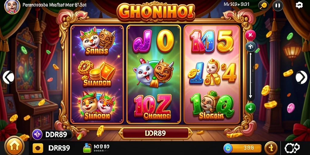 Tampilan gameplay Slot IDR89 yang seru dan menghibur.