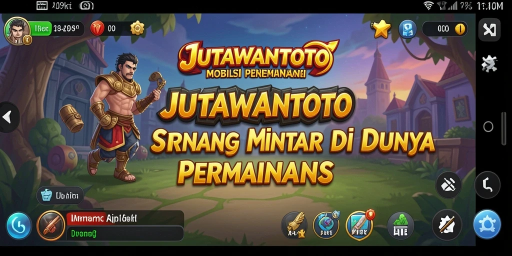 Tampilan gameplay JUTAWANTOTO yang menegangkan dan penuh strategi.