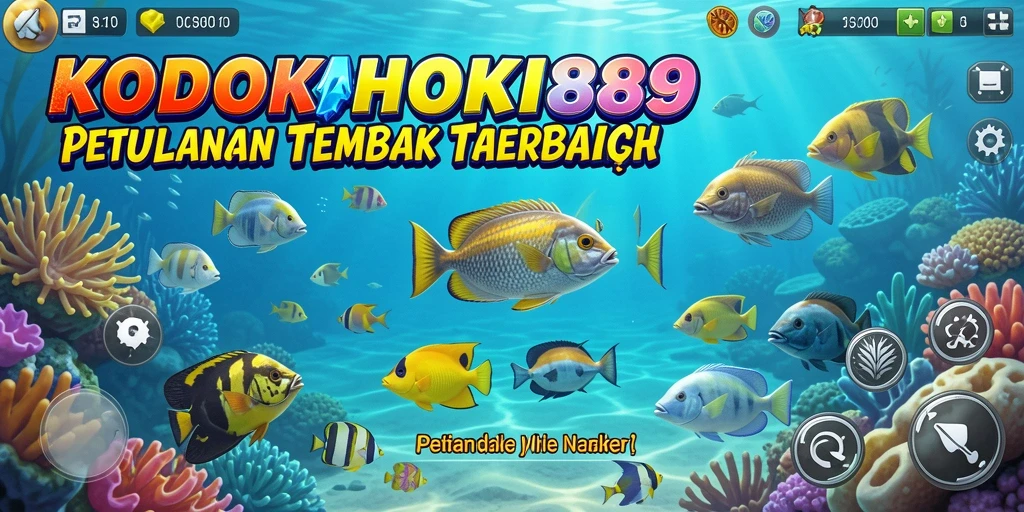 Gambaran gameplay seru KODOKHOKI889 dalam menembak ikan.
