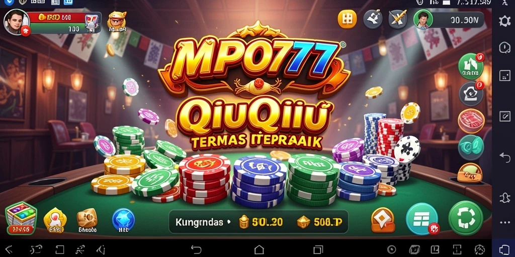 Tampilan seru gameplay QiuQiu di MPO777.