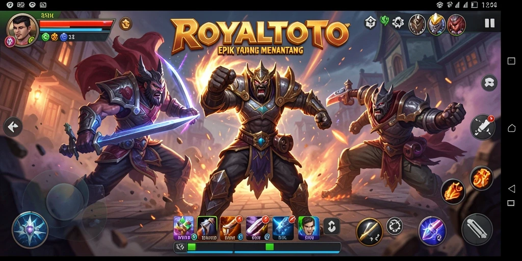 Tampilan menegangkan dari gameplay Fighting di ROYALTOTO.