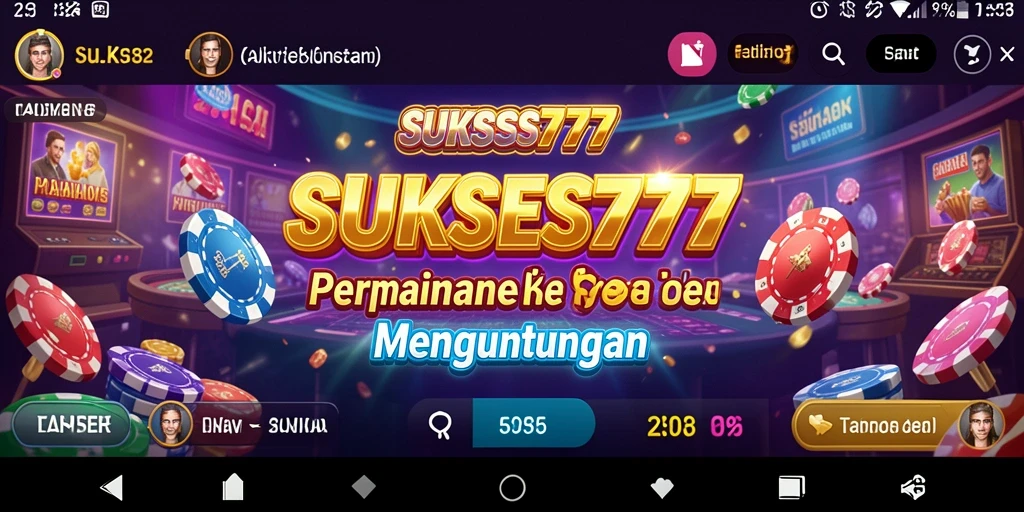 Screenshot gameplay Kasino yang menampilkan pengalaman bermain yang seru.