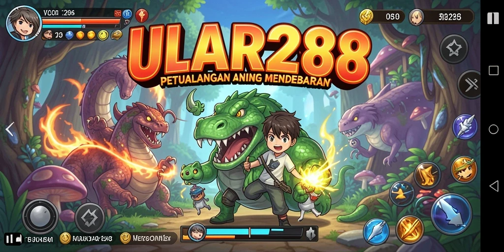 Tampilan gameplay ULAR288 yang mendebarkan dengan karakter anime yang ikonik.